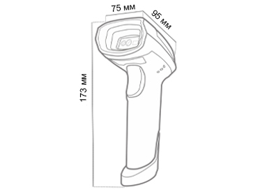 Проводной сканер штрих-кода МОЙPOS MSC-6677C2D